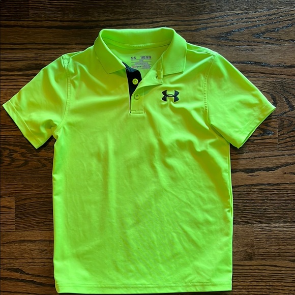 Under Armour Fluorescent Green Performance Polo Shirt - Picture 1 of 3